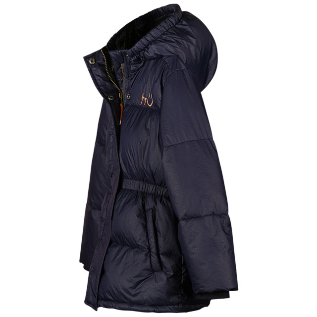 Moodstreet Meisjes winterjas lang luna navy M407-5232-170 large