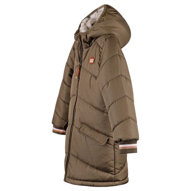 Moodstreet Meisjes winterjas parka jara khaki M407-5230-470 large