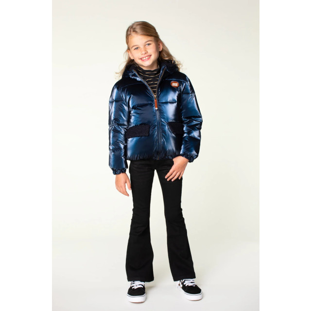 Moodstreet Meisjes winterjas julie navy M407-5222-170 large