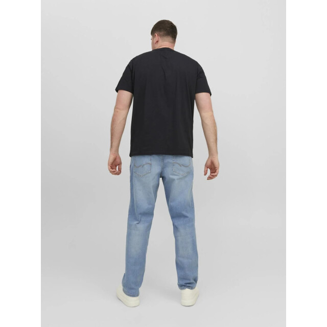 Jack & Jones Plus size heren t-shirt jjestar 12243625-Zwart large