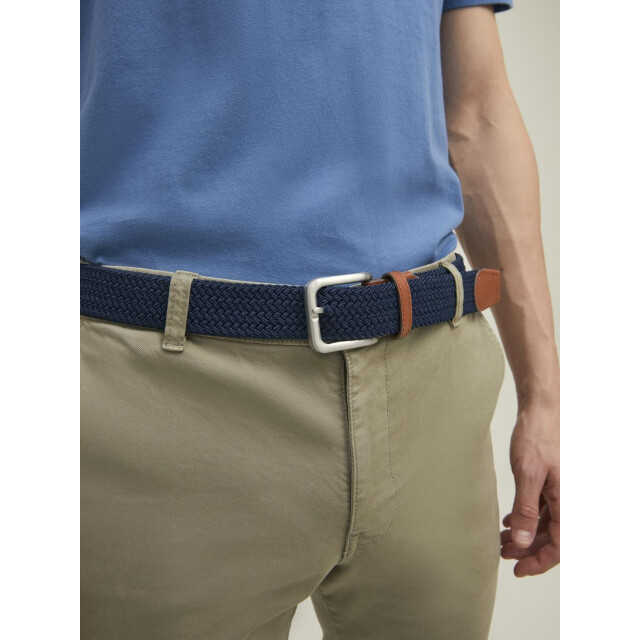 Jack & Jones Heren riem jacspring gevlochten donker 12118114-Donkerblauw large