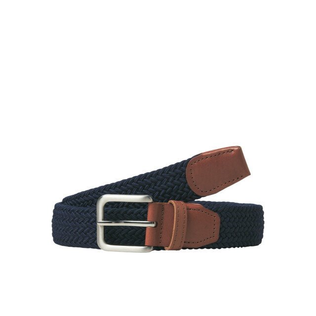 Jack & Jones Heren riem jacspring gevlochten donker 12118114-Donkerblauw large