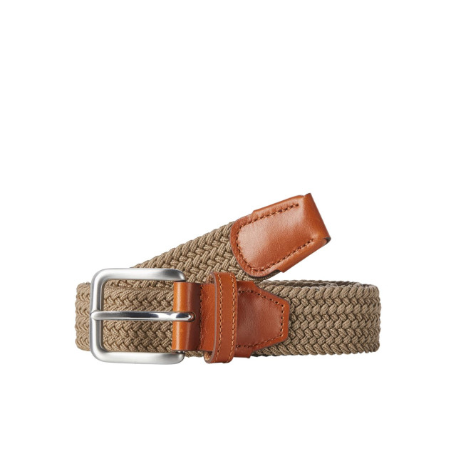 Jack & Jones Heren riem jacspring gevlochten 12118114-Bruin large