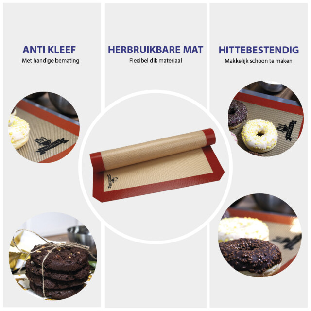 Krumble Siliconen bakmat - 1394787 large