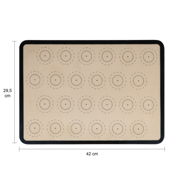 Krumble Siliconen bakmat met 24 cirkels - 1395478 large