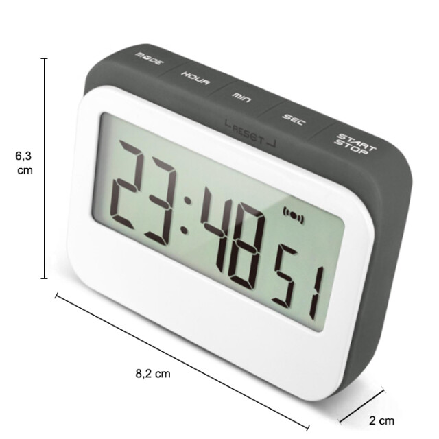Krumble Digitale kookwekker wit met 1394785 large