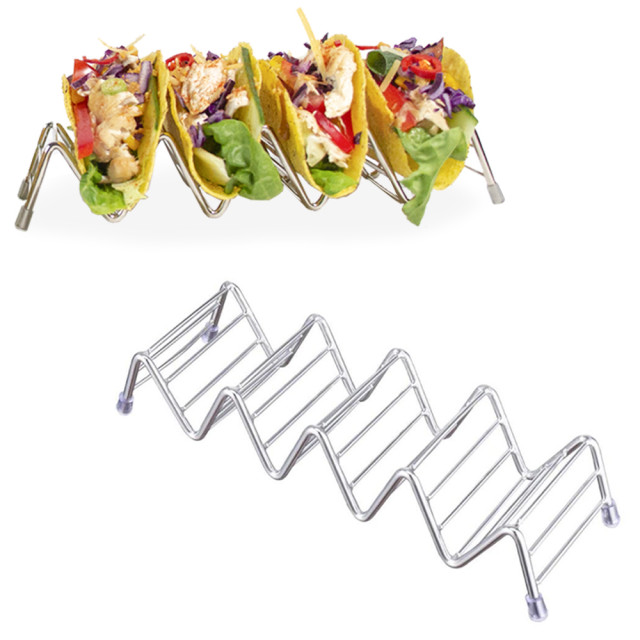 Krumble Taco en tortilla houder chroom 1394846 large