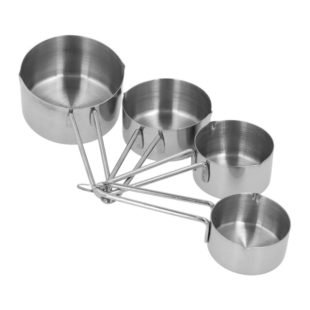 Krumble Maatcups en lepels set van 8 rvs - 2269299 large