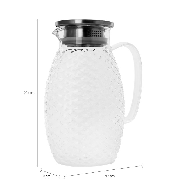 Krumble Karaf schubbenpatroon met filter 1,5 l glas 1994317 large