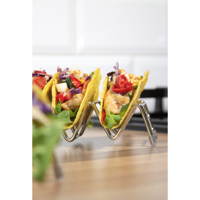 Krumble Taco en tortilla houder chroom 1394846 large