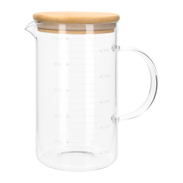 Krumble Maatbeker glas met deksel 1000 ml 2269204 large