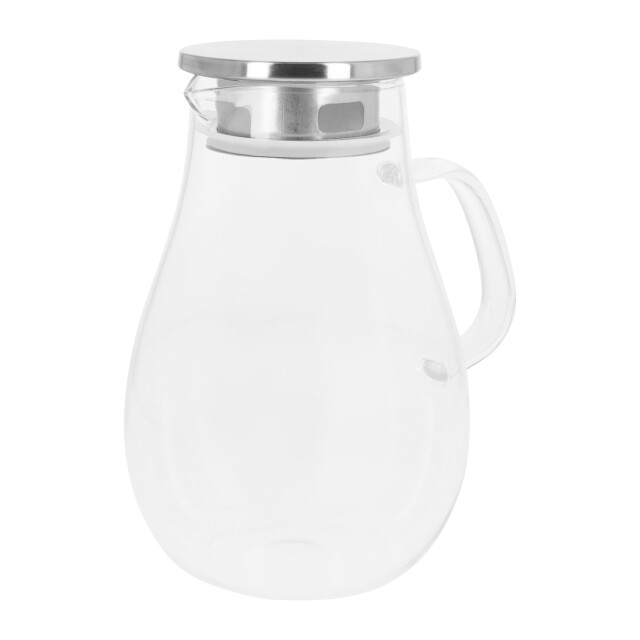 Krumble Karaf met handvat en dop met filter 1,5 l glas - 2269296 large