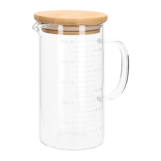 Krumble Maatbeker glas met deksel 500 ml 2269203 large