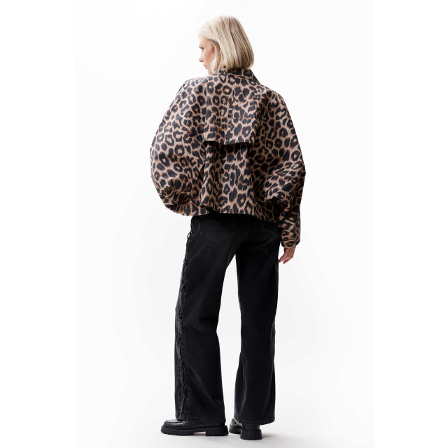 Catwalk Junkie 2402032604 leopard cape trenchcoat 2402032604 Leopard cape trenchcoat large