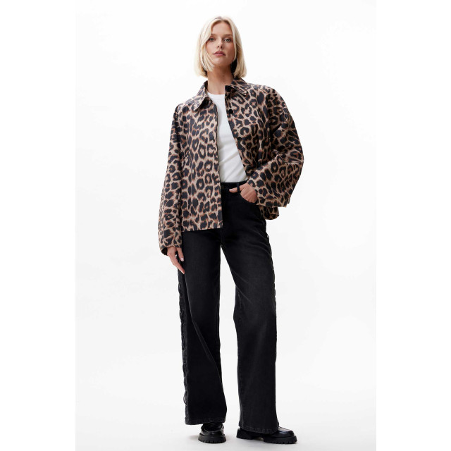 Catwalk Junkie 2402032604 leopard cape trenchcoat 2402032604 Leopard cape trenchcoat large