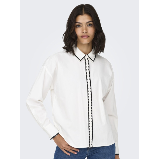 Jacqueline de Yong Jdylorenzo ls emb. shirt wvn off-white 4329.02.0043 large