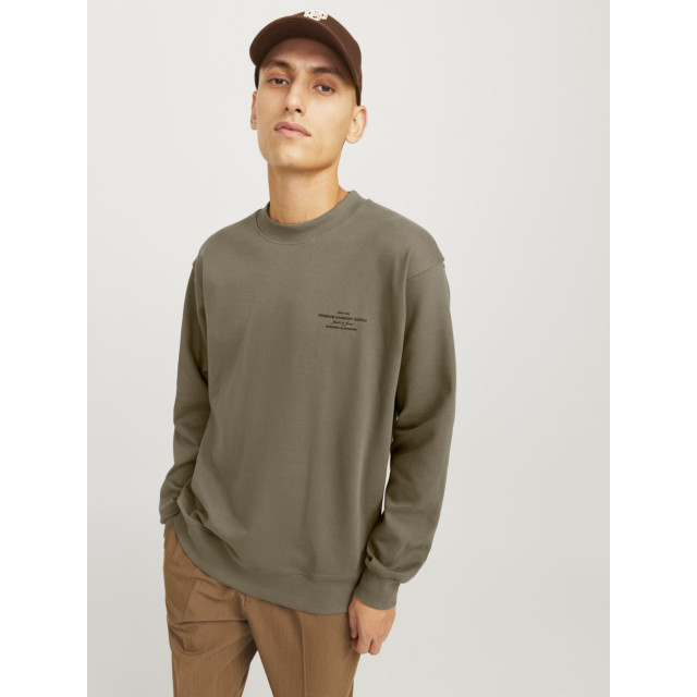 Jack & Jones Jprblachad branding sweat crew neck army 5209.26.0068 large