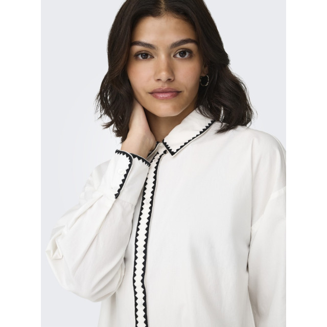 Jacqueline de Yong Jdylorenzo ls emb. shirt wvn off-white 4329.02.0043 large