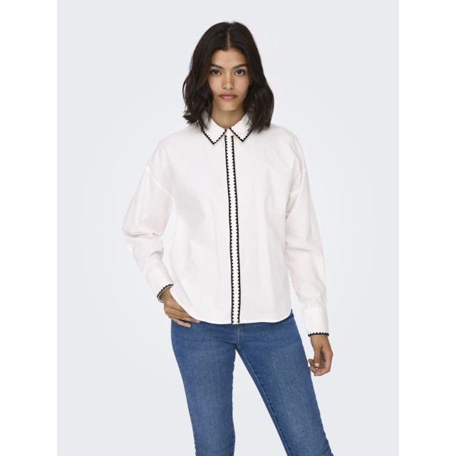 Jacqueline de Yong Jdylorenzo ls emb. shirt wvn off-white 4329.02.0043 large