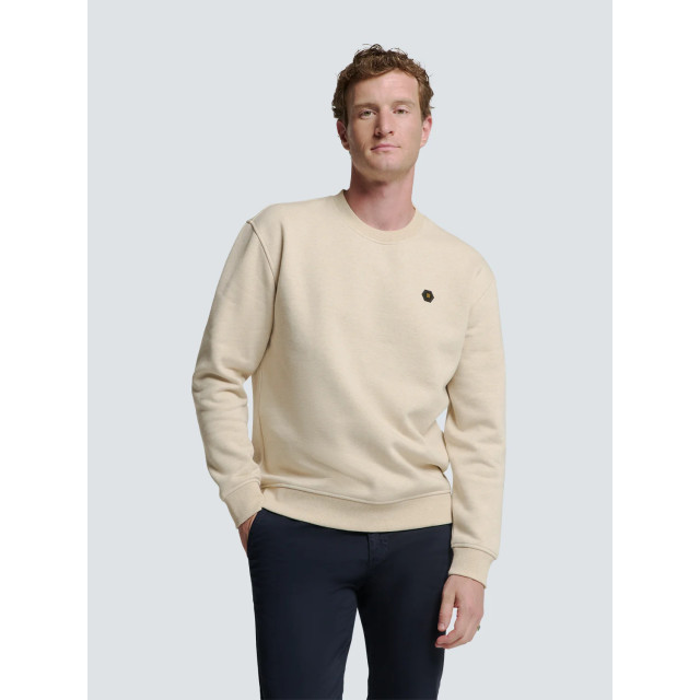 No Excess Heren sweater 25100811 122 cement No Excess Sweater 25100811 122Cement large