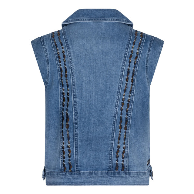 Indian Blue Meiden denim gilet borduursel 153166913 large