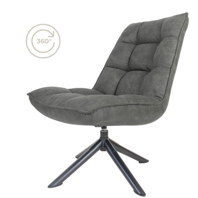 Home67 Fauteuil dorus cowboy grey 104 2647923 large