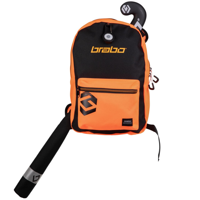 Brabo bb5000 backpack force black/orange hockey rugzak - 067000_999-ONE large