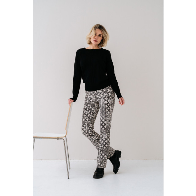 Zizo Patti pants geo-black white patti-geo large