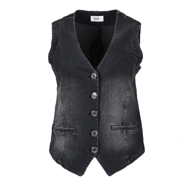 Zizo Ziza dnm pure jeans gilet grace Grace-used black large