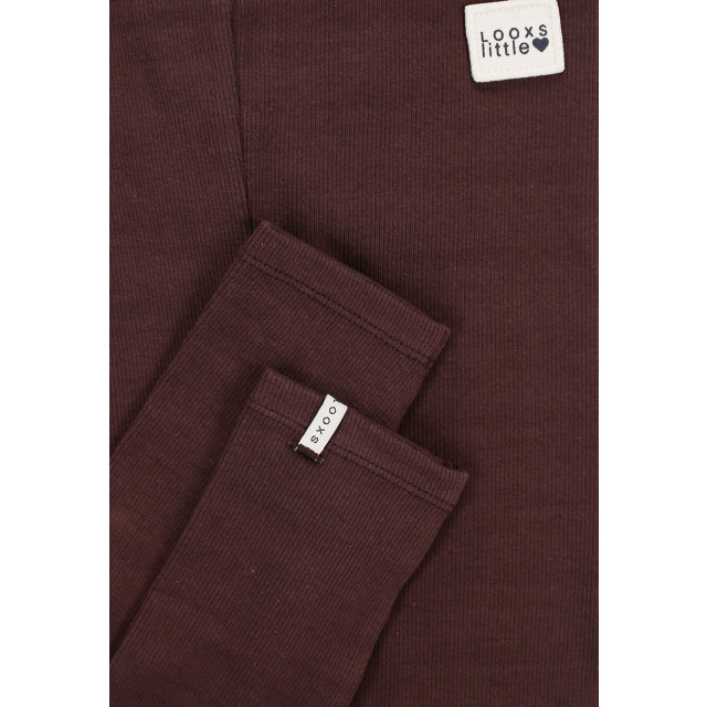 Looxs Revolution Meisjes legging rib dark chocolate 153115248 large