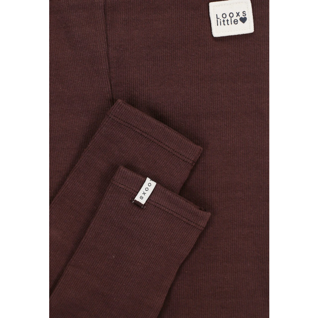 Looxs Revolution Meisjes legging rib dark chocolate 153115248 large