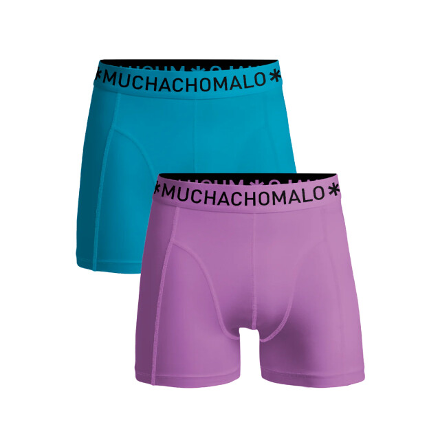 Muchachomalo Heren 2-pack boxershorts effen U-SOLID1010-985 large