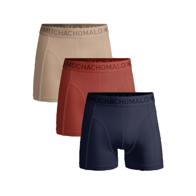 Muchachomalo Heren 3-pack boxershorts effen U-SOLID1010-964 large