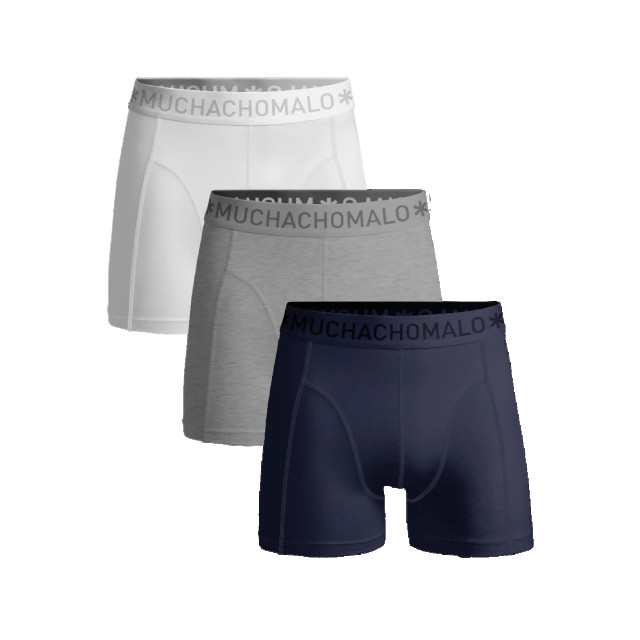 Muchachomalo Heren 3-pack boxershorts effen U-SOLID1010-961 large