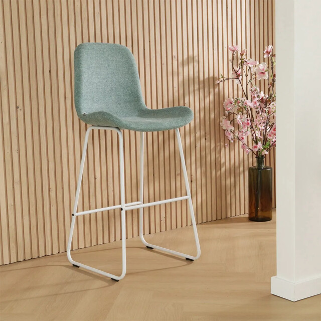 Nolon Nino-fé barkruk zacht wit onderstel 65 cm set van 2 2848503 large