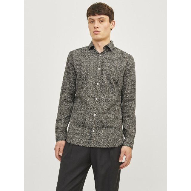 Jack & Jones Jprblablackpool stretch ls shirt sn dessin 5309.29.0117 large