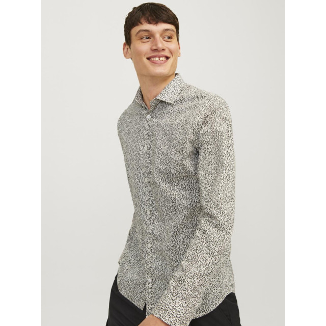 Jack & Jones Jprblablackpool stretch ls shirt sn dessin 5309.09.0165 large