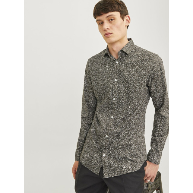 Jack & Jones Jprblablackpool stretch ls shirt sn dessin 5309.29.0117 large