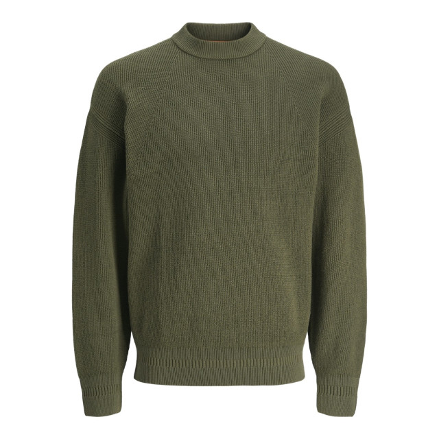 Jack & Jones Jcooutdoor knit mock neck sn olijf 5219.22.0029 large