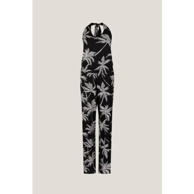 Jansen Amsterdam Funky vp452 jersey printed jumpsuit black/off white vp452 large