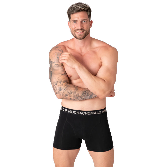 Muchachomalo Heren 4-pack boxershorts print/effen U-OUTLT1010-130 large