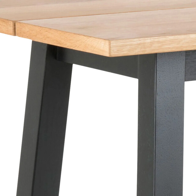 Lisomme Hidde houten bartafel naturel zwarte poten 115 x 58 cm 2028711 large