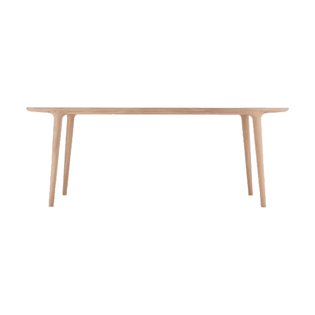 Gazzda Fawn table houten eettafel whitewash 200 x 90 cm 2028661 large