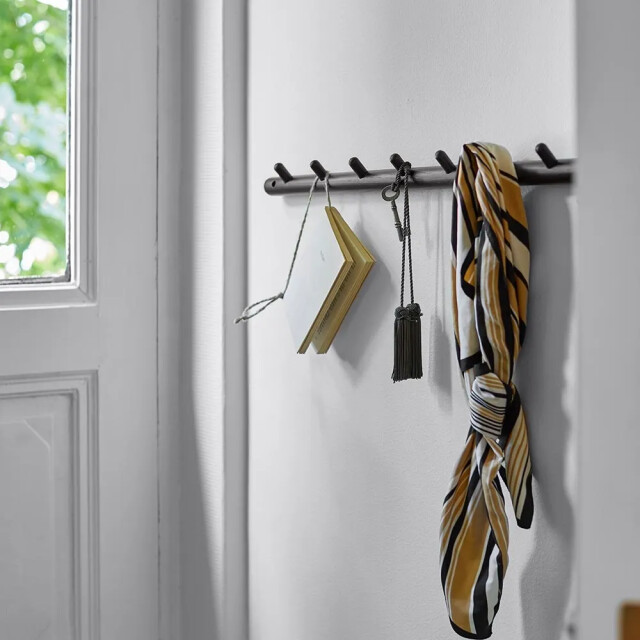 Rowico Home Milford eikenhouten kapstok 8 haakjes 80 cm 2027318 large
