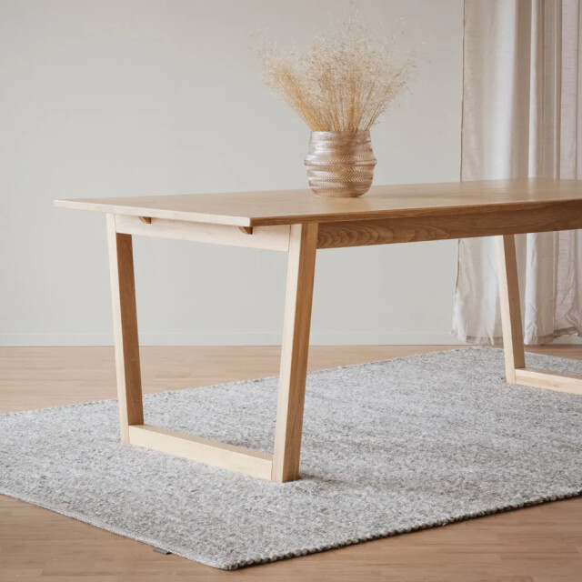 Rowico Home Colonsay verlengbare houten eettafel naturel 215 x 96 cm 2028724 large