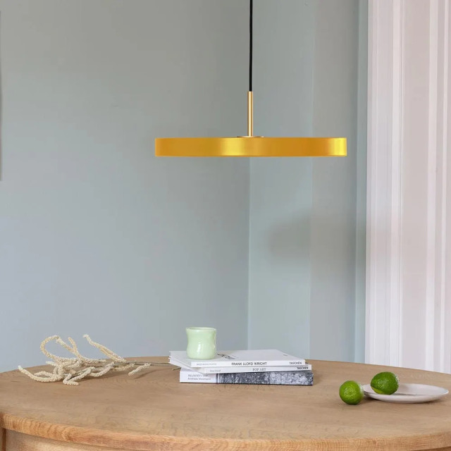 Umage Asteria medium hanglamp saffron yellow met koordset Ø 43 cm 2027703 large