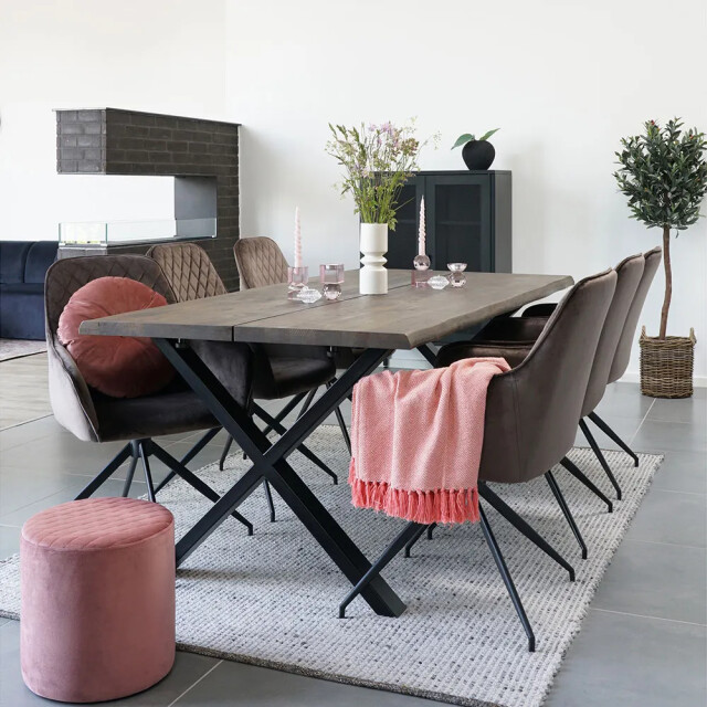 Artichok Fendi eikenhouten eettafel 200 x 95 cm 2028673 large