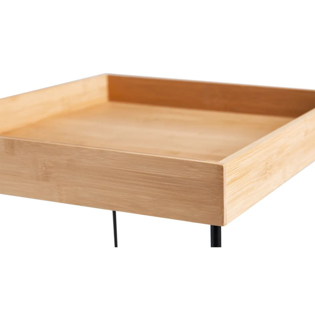 Lisomme Soof houten bijzettafel bamboe 40 x 40 cm 2176796 large