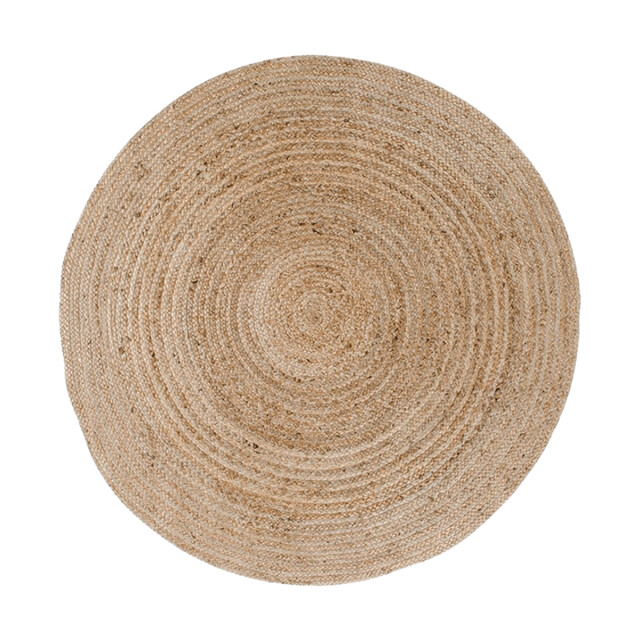 Artichok Milou jute vloerkleed naturel Ø 90 cm 2028759 large