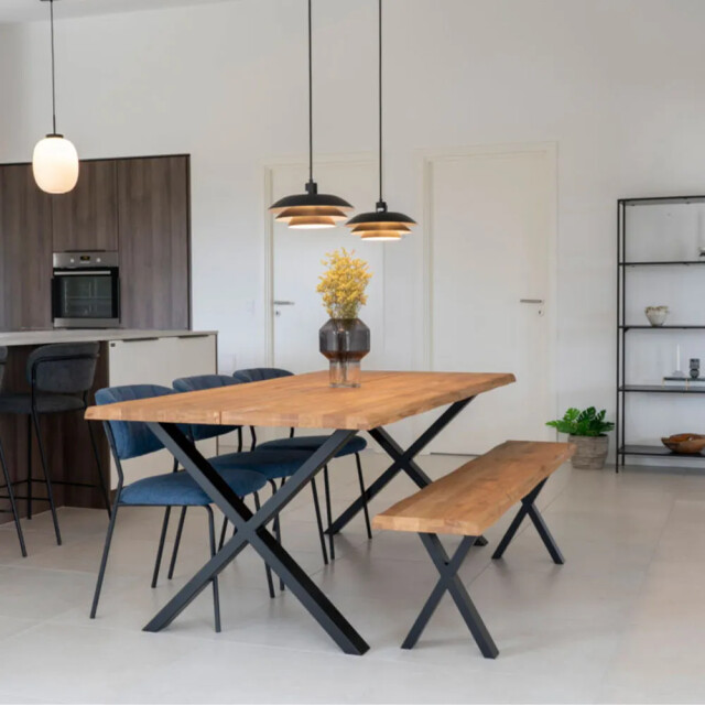 Artichok Fendi eikenhouten eettafel naturel 240 x 95 cm 2028719 large